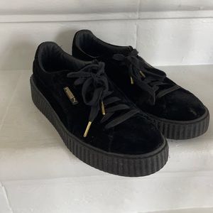 Puma Creeper Velvet Rihanna Fenty Black